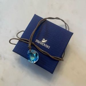 Retired Swarovski Galet Mini-Pedant Lazo/Blab/Rhs 24”